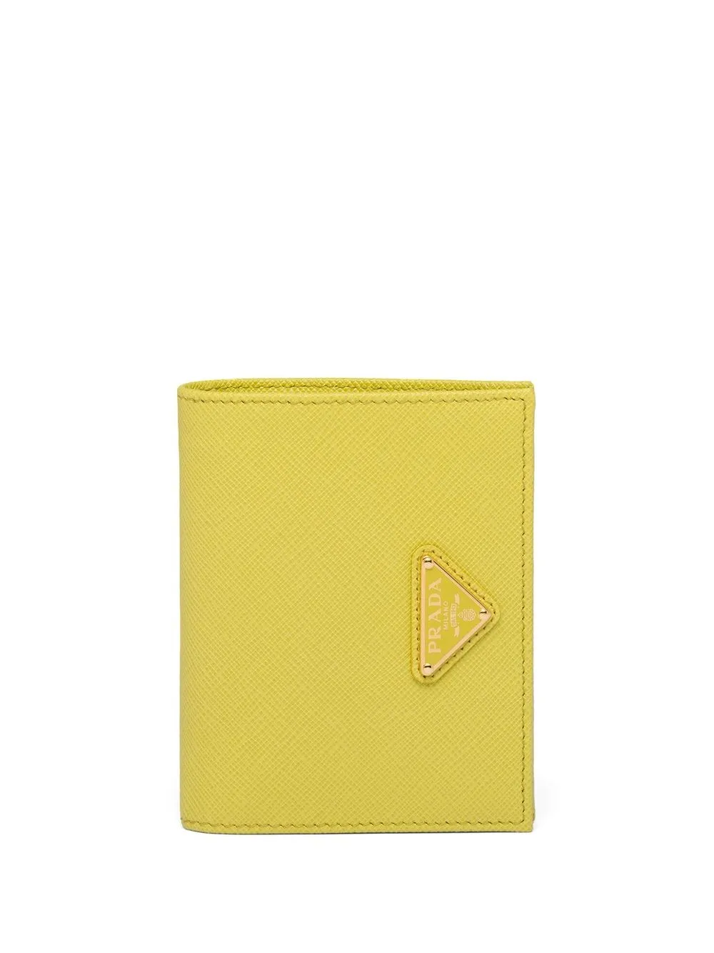 

Prada Saffiano bi-fold leather wallet - Yellow