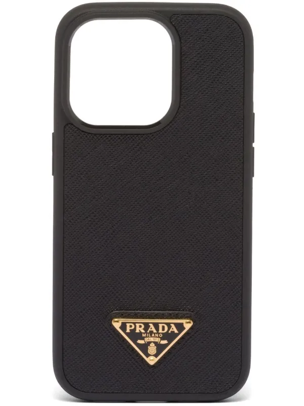 Prada Saffiano Leather iPhone 14 Pro Case - Farfetch