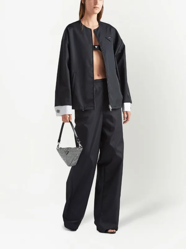 Prada Re-Nylon wide-leg Trousers - Farfetch