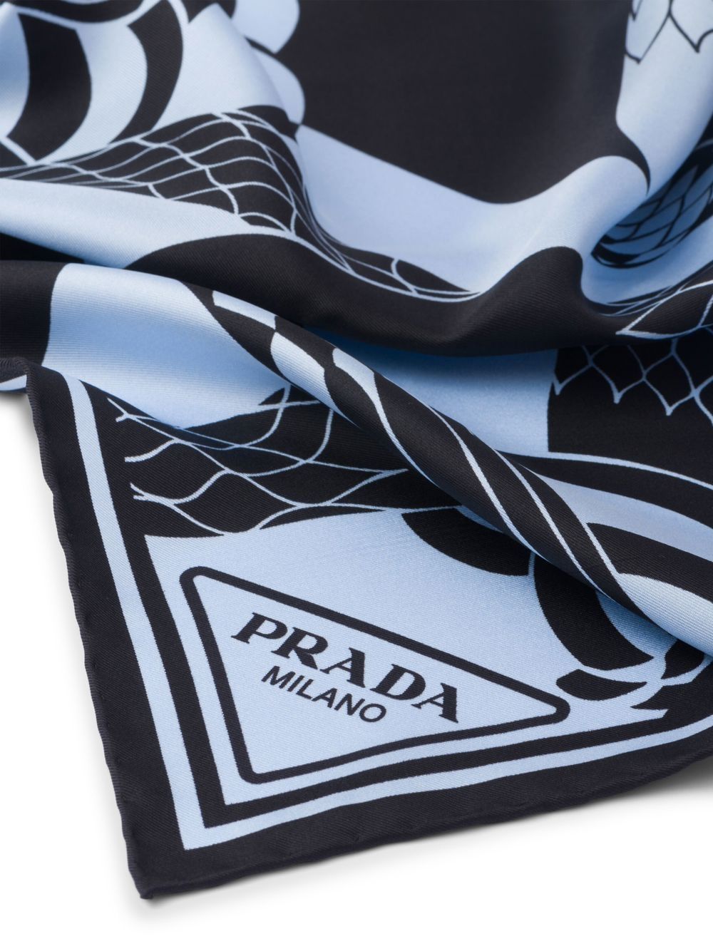 Prada discount silk scarf