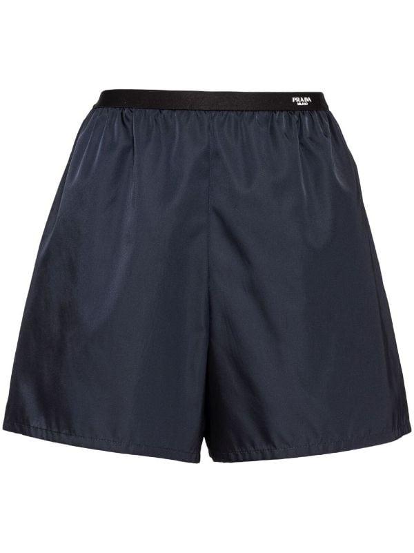 Prada logo-waist re-nylon Shorts - Farfetch