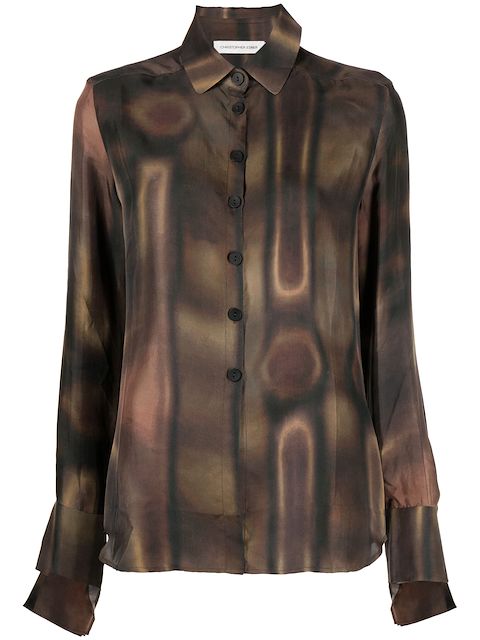Christopher Esber all-over graphic-print shirt