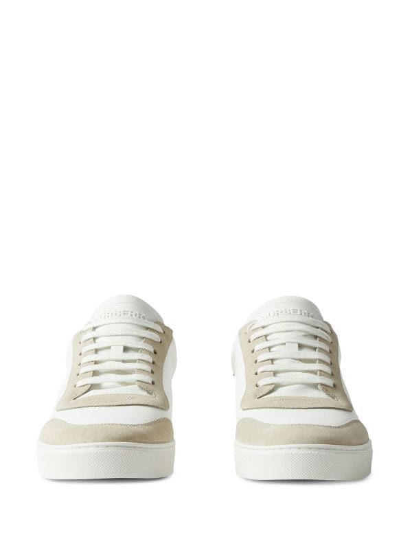 Burberry House Check-print Leather Sneakers - Farfetch