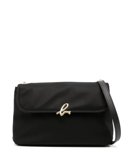 agnès b.  logo-plaque detail crossbody bag