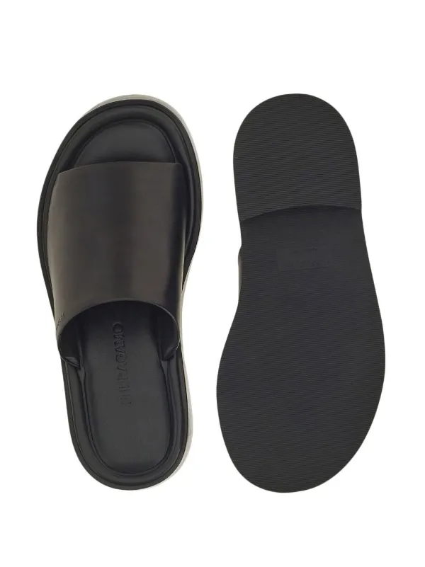 Ferragamo クロスストラップサンダル Ferragamo crossover-strap Cotton Sandals | Blue | FARFETCH