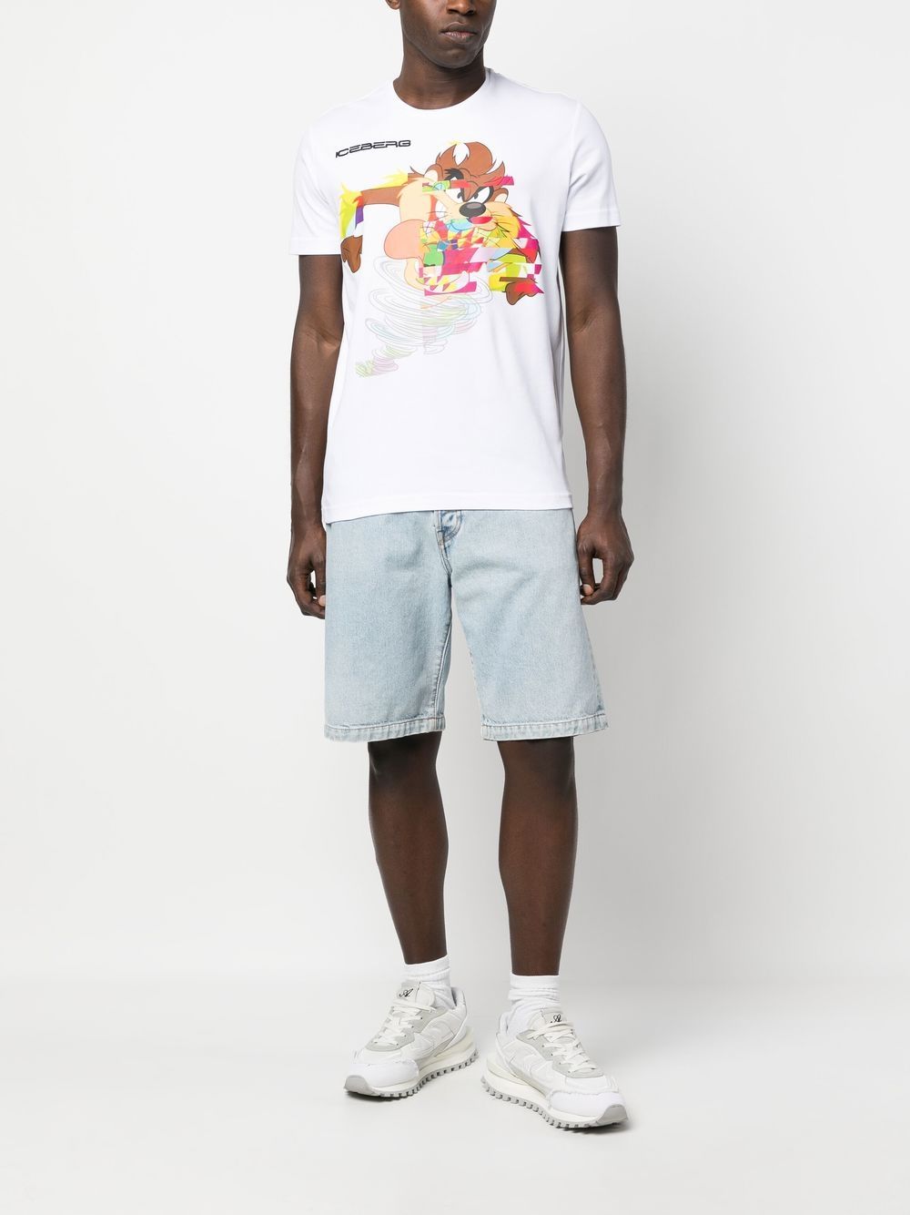 Iceberg T-shirt met print - Wit