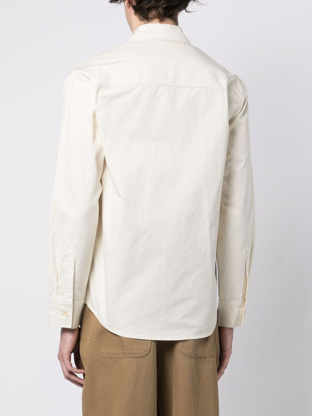 Affordable Maison Kitsune Profile Fox cotton gabardine shirt Men