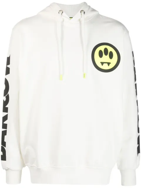 BARROW logo-print cotton hoodie
