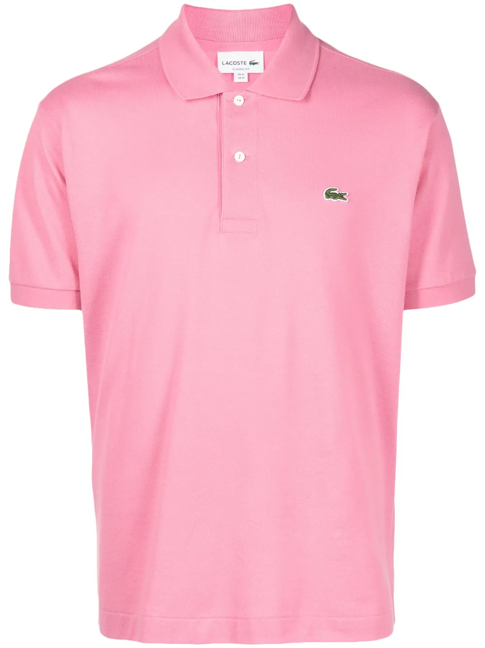 Lacoste playera tipo polo con parche del logo | rosado | Image 1