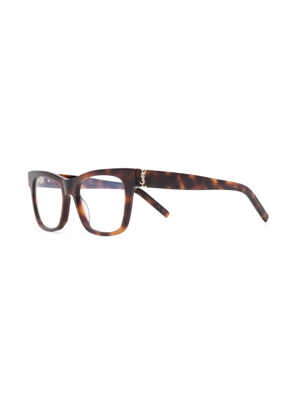Shop Saint Laurent Cat-eye Frame Glasses In Brown
