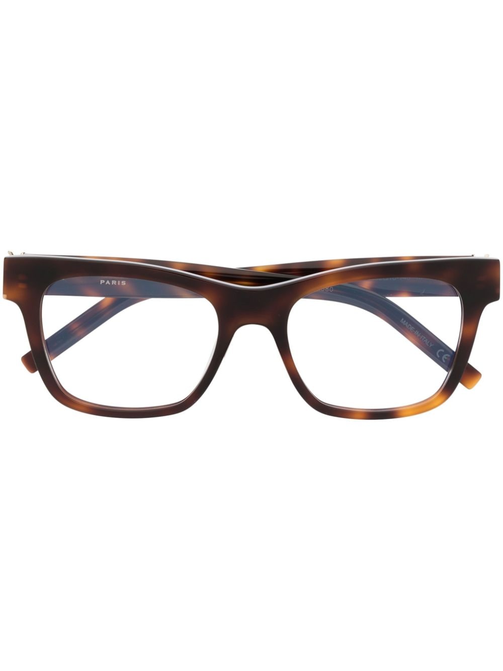 Saint Laurent Brille Mit Cat-eye-gestell In Brown