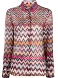 Missoni zigzag-pattern long-sleeved shirt - Black