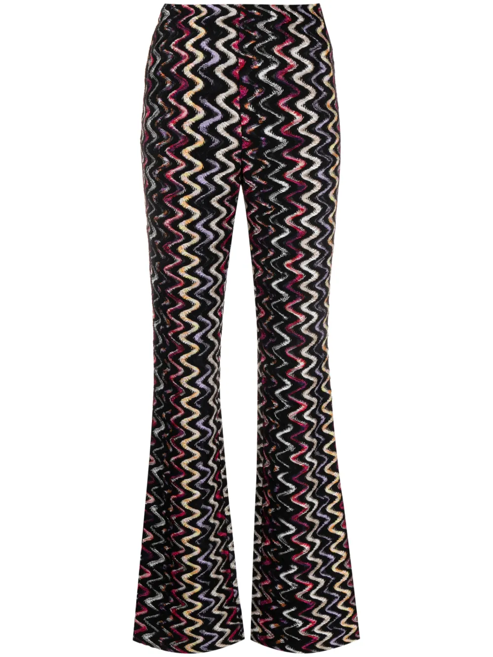 Missoni zigzag-pattern Flared Trousers - Farfetch