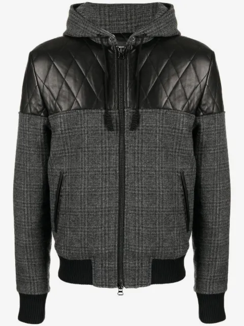 Private Stock panelled-design hooded jacket 