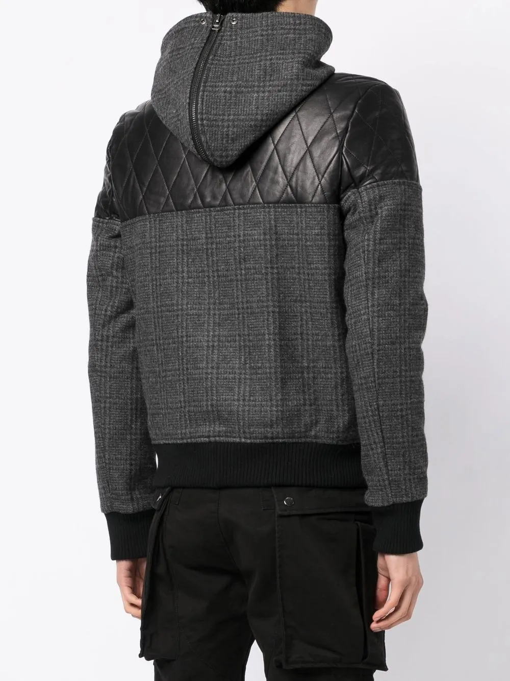 Private Stock Panelled-design Hooded Jacket In Grey