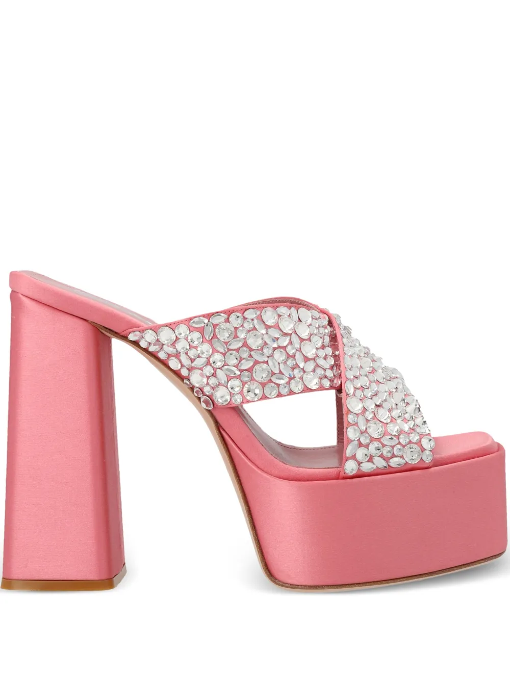 Haus Of Honey Platform Sandals In Pink