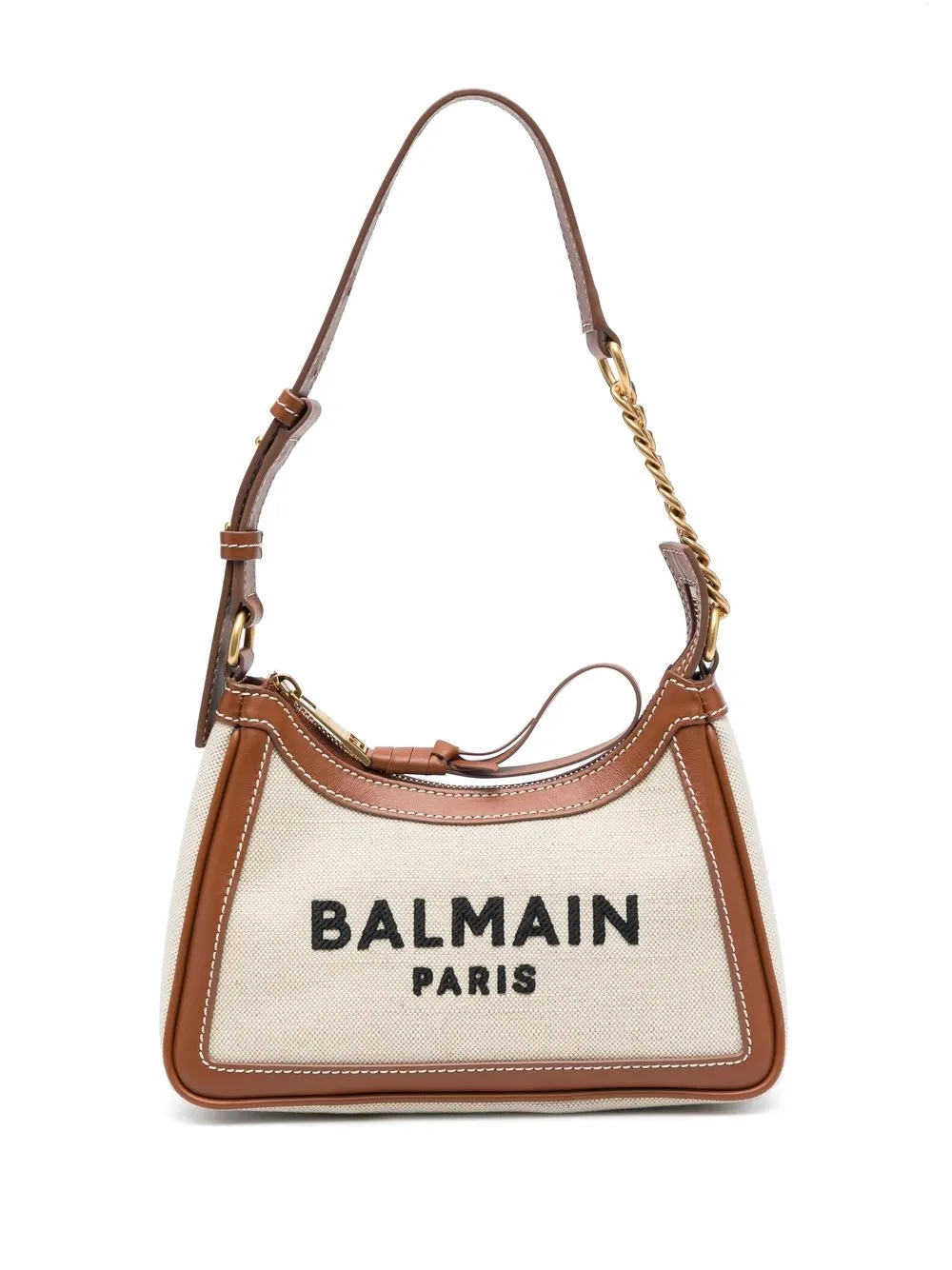 

Balmain B-Army canvas shoulder bag - Brown