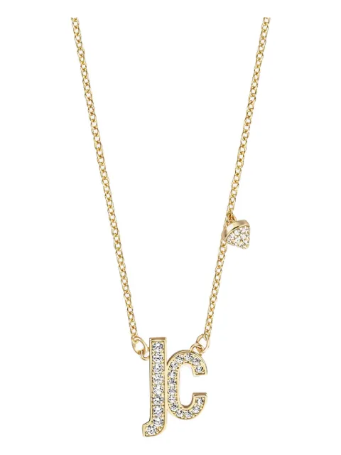 Just Cavalli initial-embellished necklace