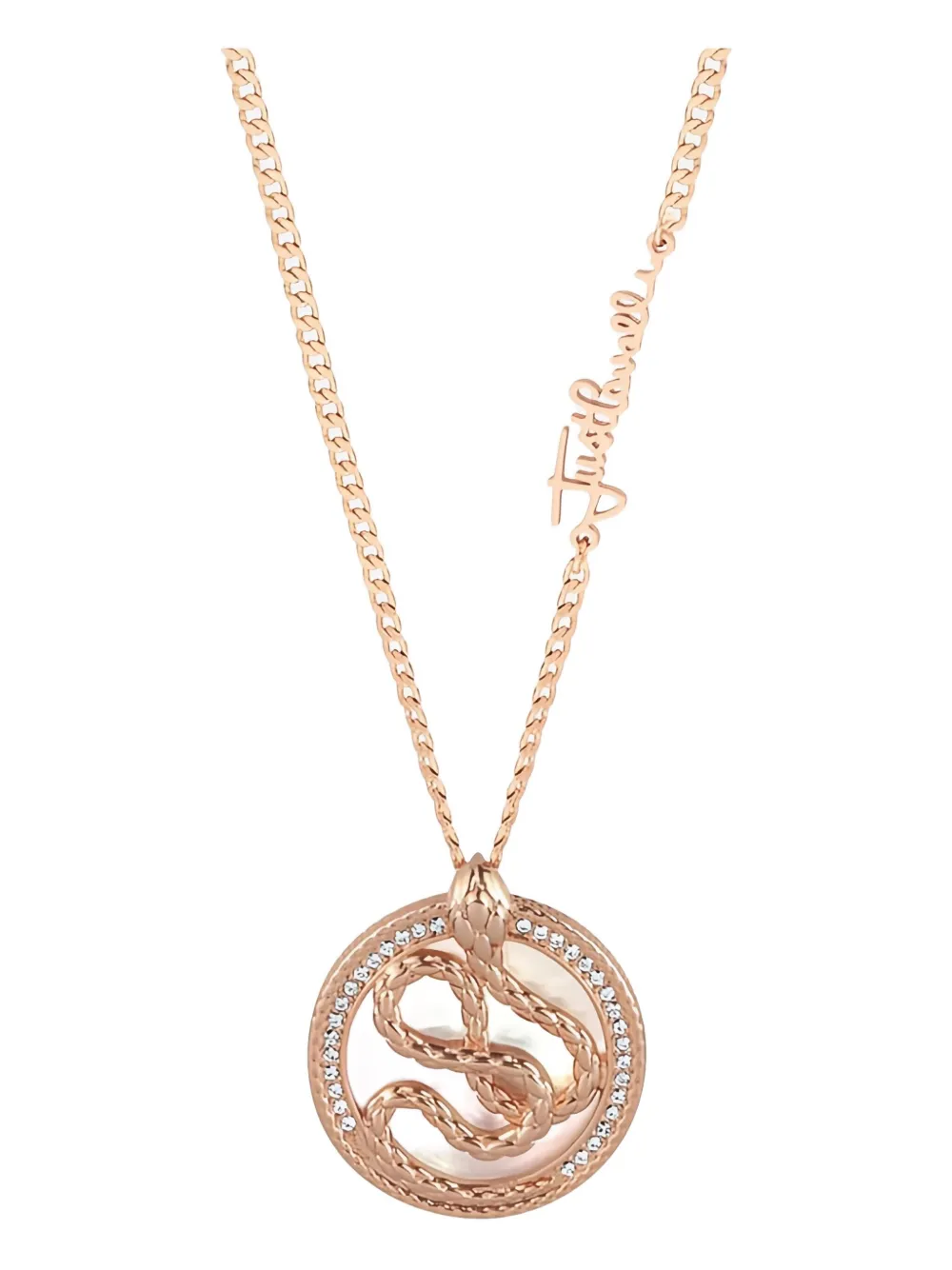 Just Cavalli snake-embellished necklace - FM607