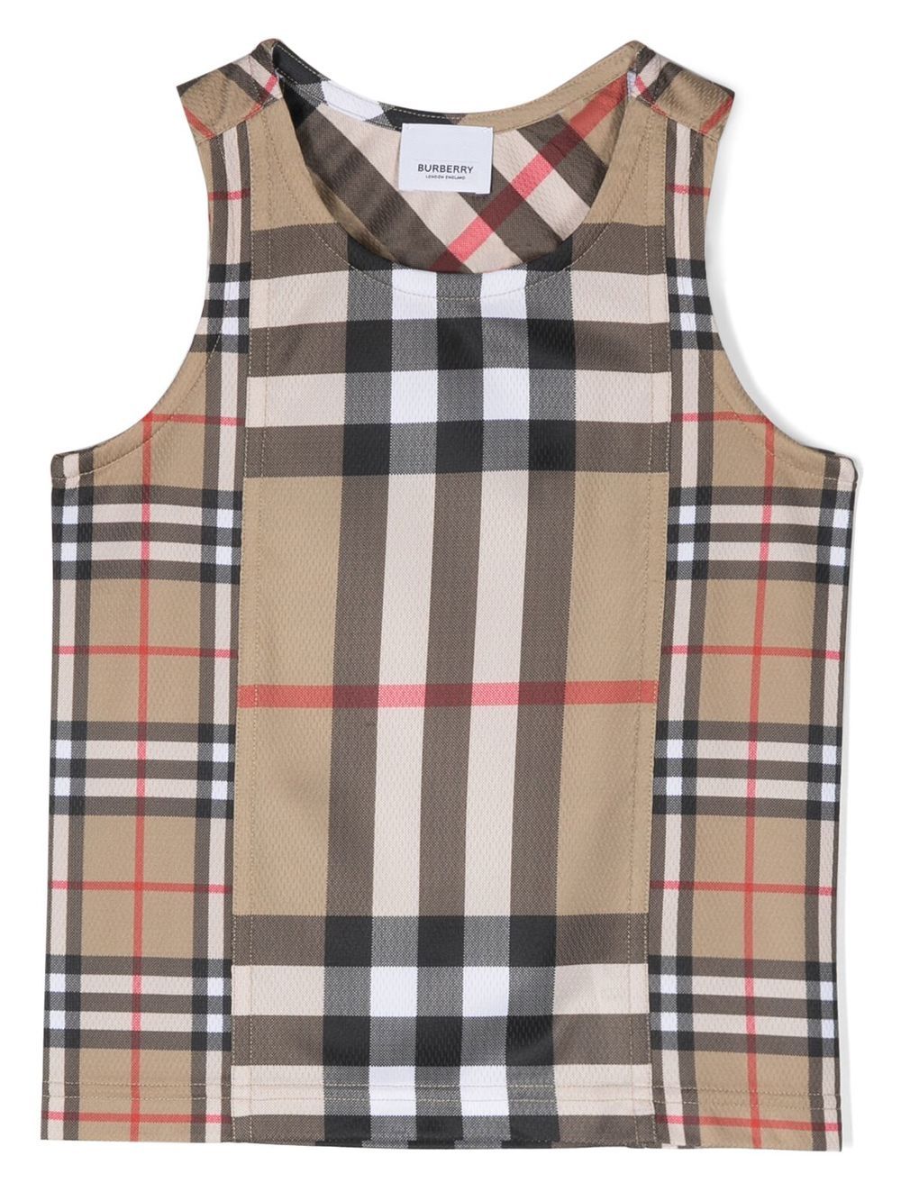 Burberry Vintage Check All-over Blouse In Nude