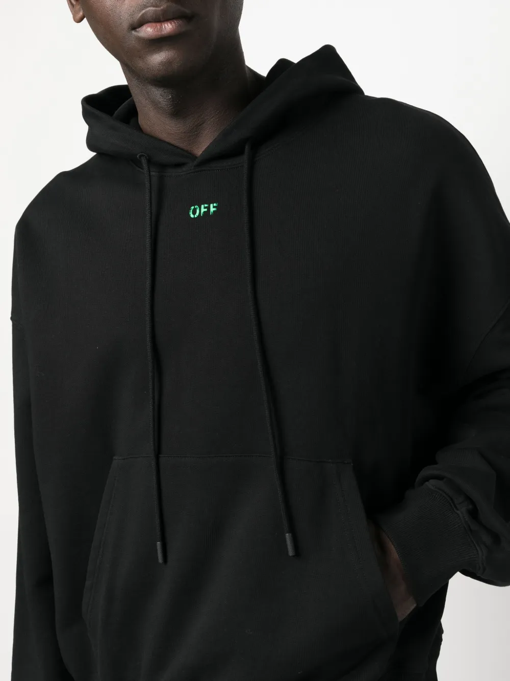 Off-White Alien Mush Drawstring Hoodie - Farfetch