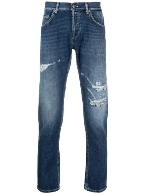 DONDUP jeans slim con efecto envejecido