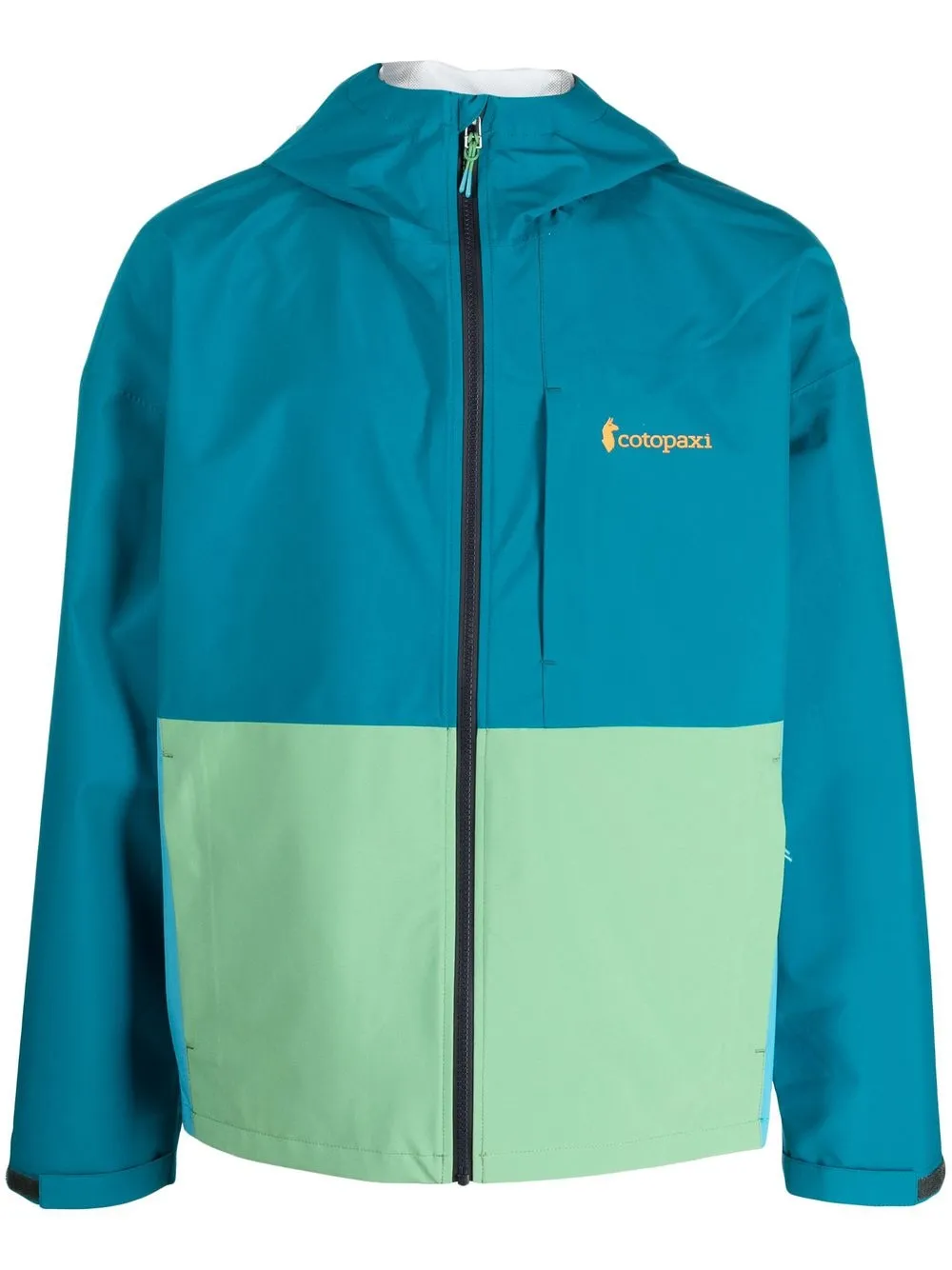 COTOPAXI chamarra con capucha en diseño color block | azul | Image 1