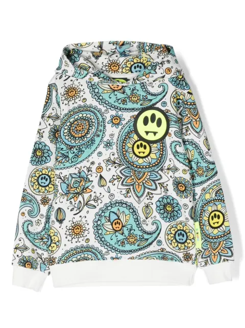 Barrow kids all-over graphic print hoodie