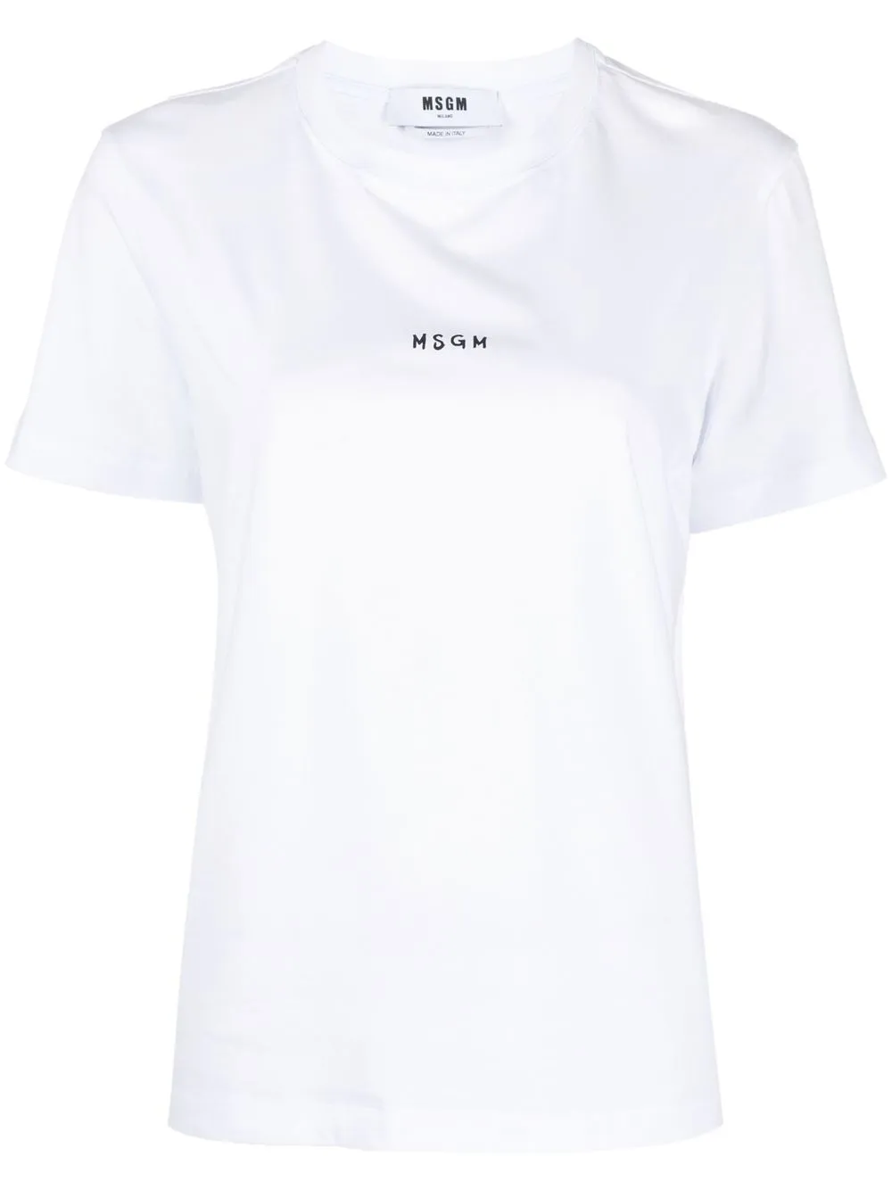

MSGM logo-print cotton T-shirt - White