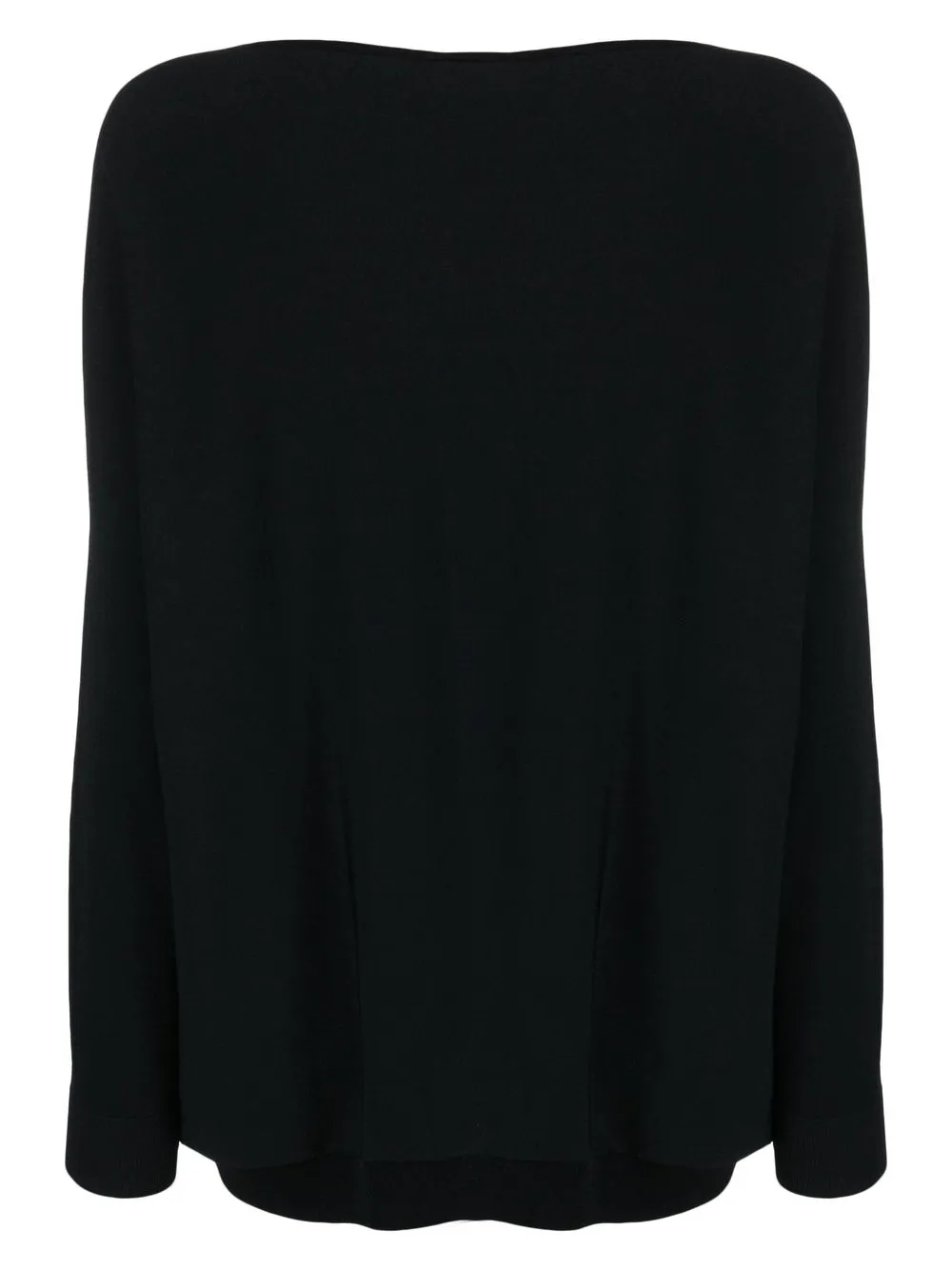 Roberto Collina Top met boothals - Zwart