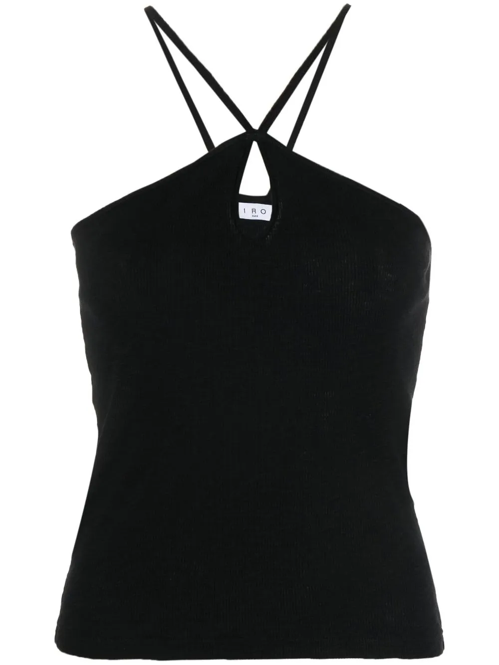 

IRO keyhole-neck vest top - Black