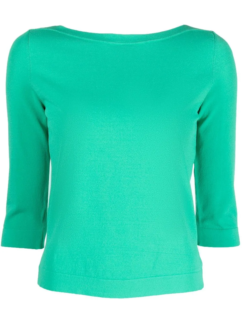 

Roberto Collina boat-neck knitted top - Green