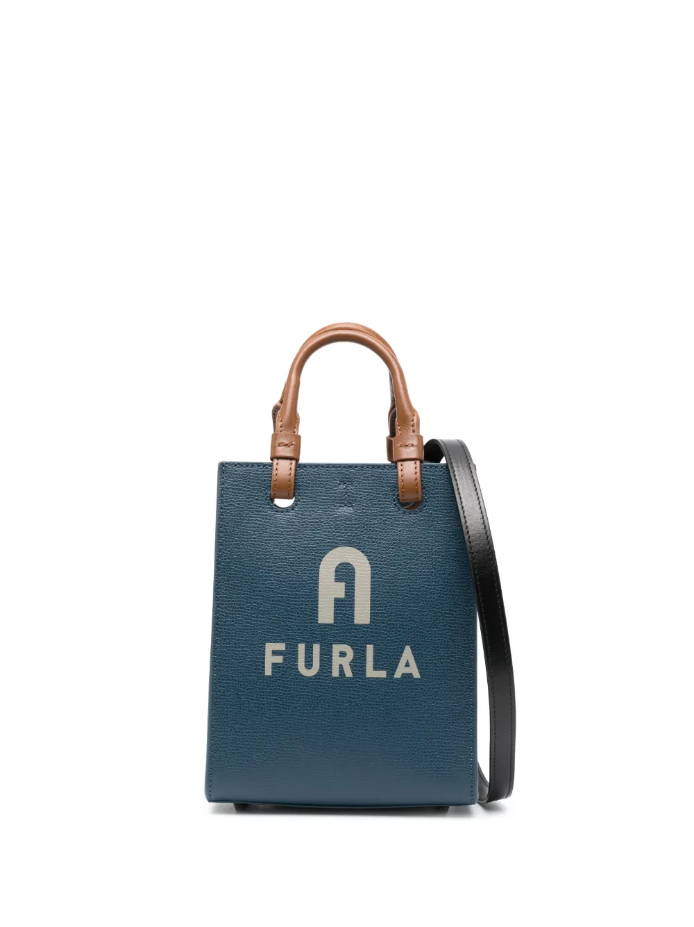 Furla Mini Varsity Leather Tote Bag Farfetch