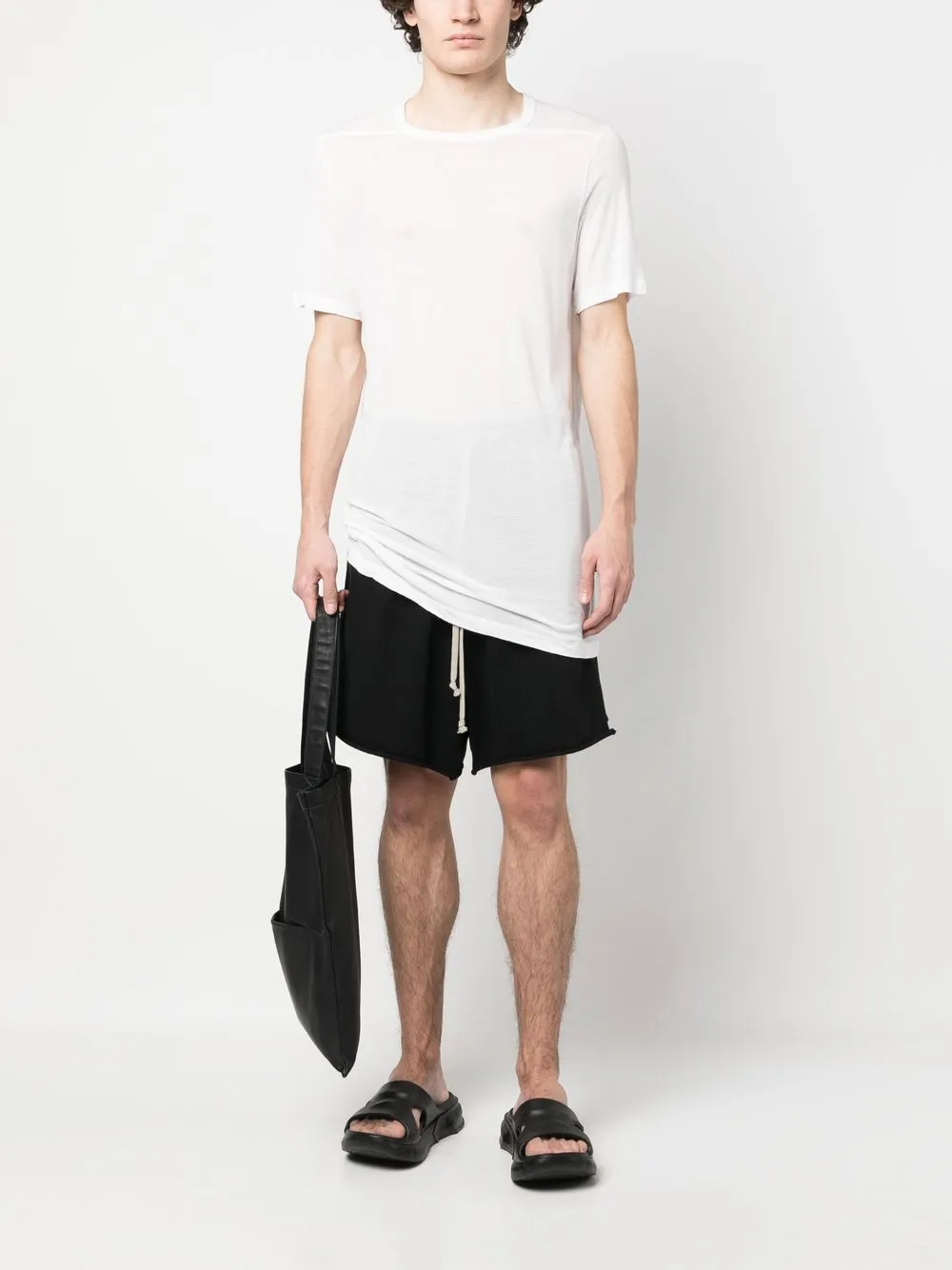 Rick Owens DRKSHDW Shorts met trekkoord - Zwart