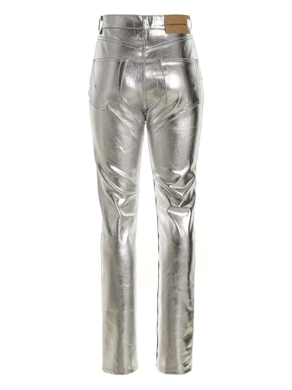Alexandre Vauthier coated jeans - Zilver