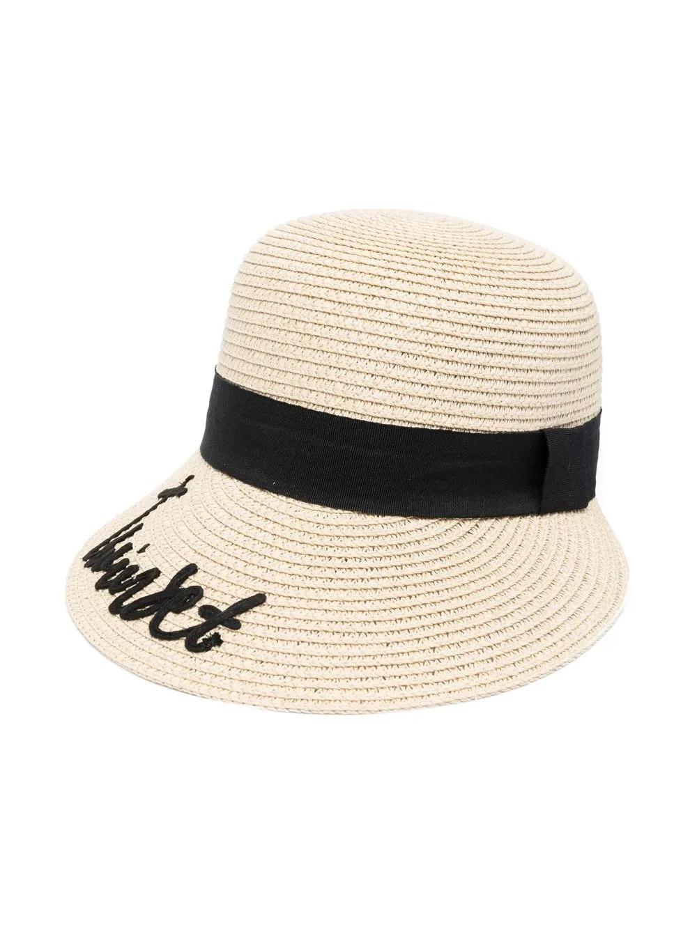 

TWINSET Kids embroidered-logo hat - Neutrals