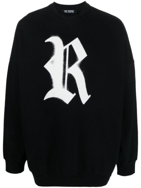 Raf Simons - logo-print crew-neck sweatshirt