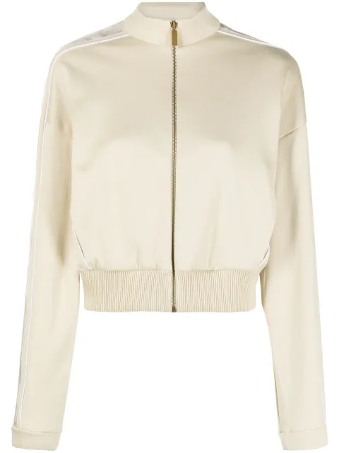 Off-White chamarra corta con cierre