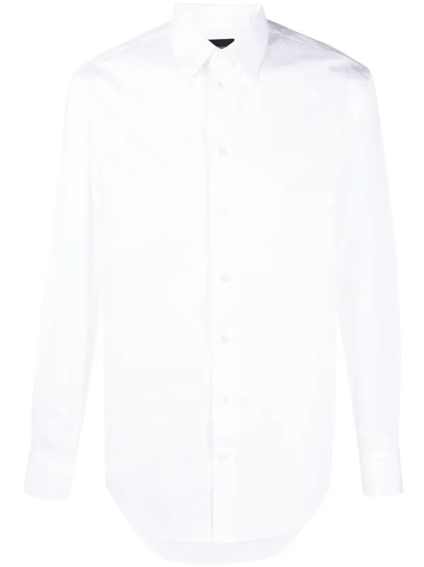 Mens white deals armani shirt