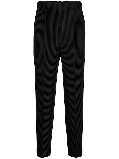 Homme Plissé Issey Miyake pleated tapered-leg trousers 