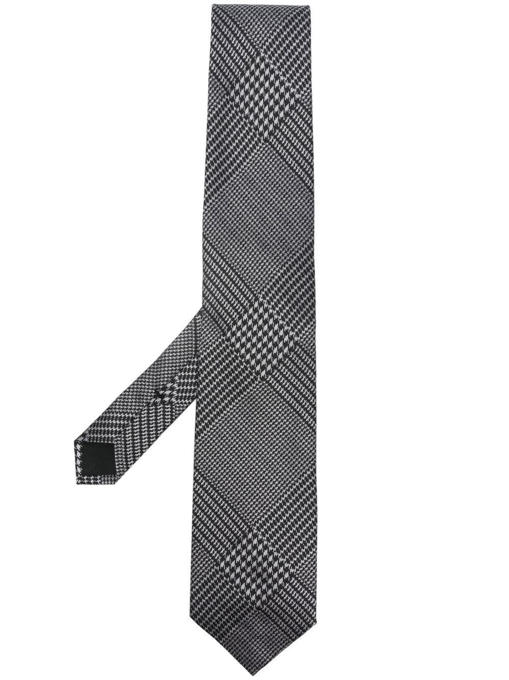 

TOM FORD jacquard silk tie - Grey