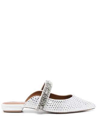 Kurt Geiger London crystal-embellished Flat Slippers - Farfetch