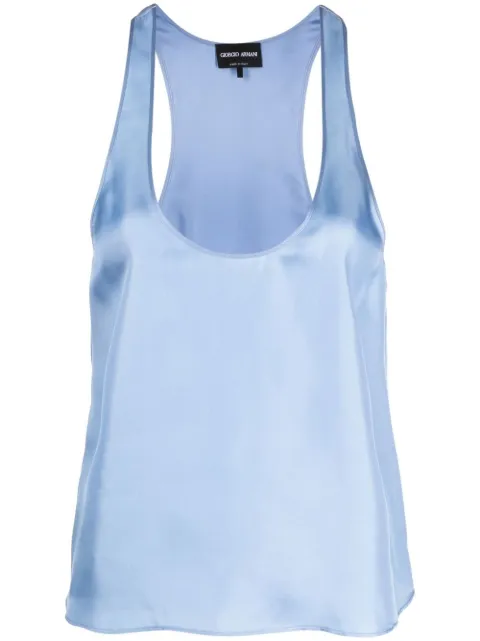 Giorgio Armani sleeveless silk blouse