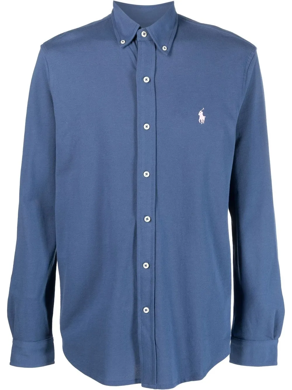 

Polo Ralph Lauren logo-embroidered longsleeved shirt - Blue