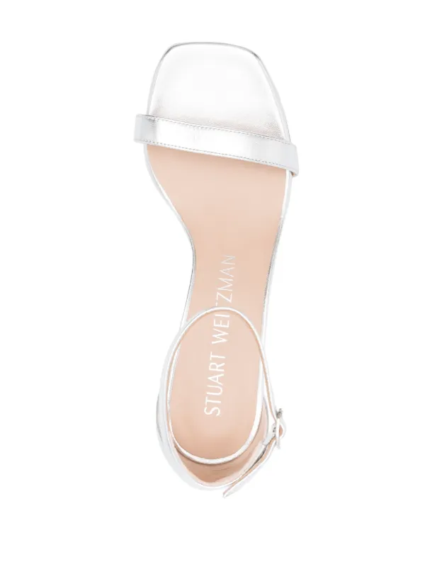 Stuart weitzman hot sale metallic sandals