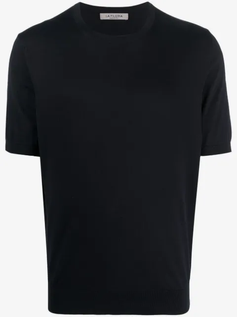 Fileria short-sleeved cotton jumper