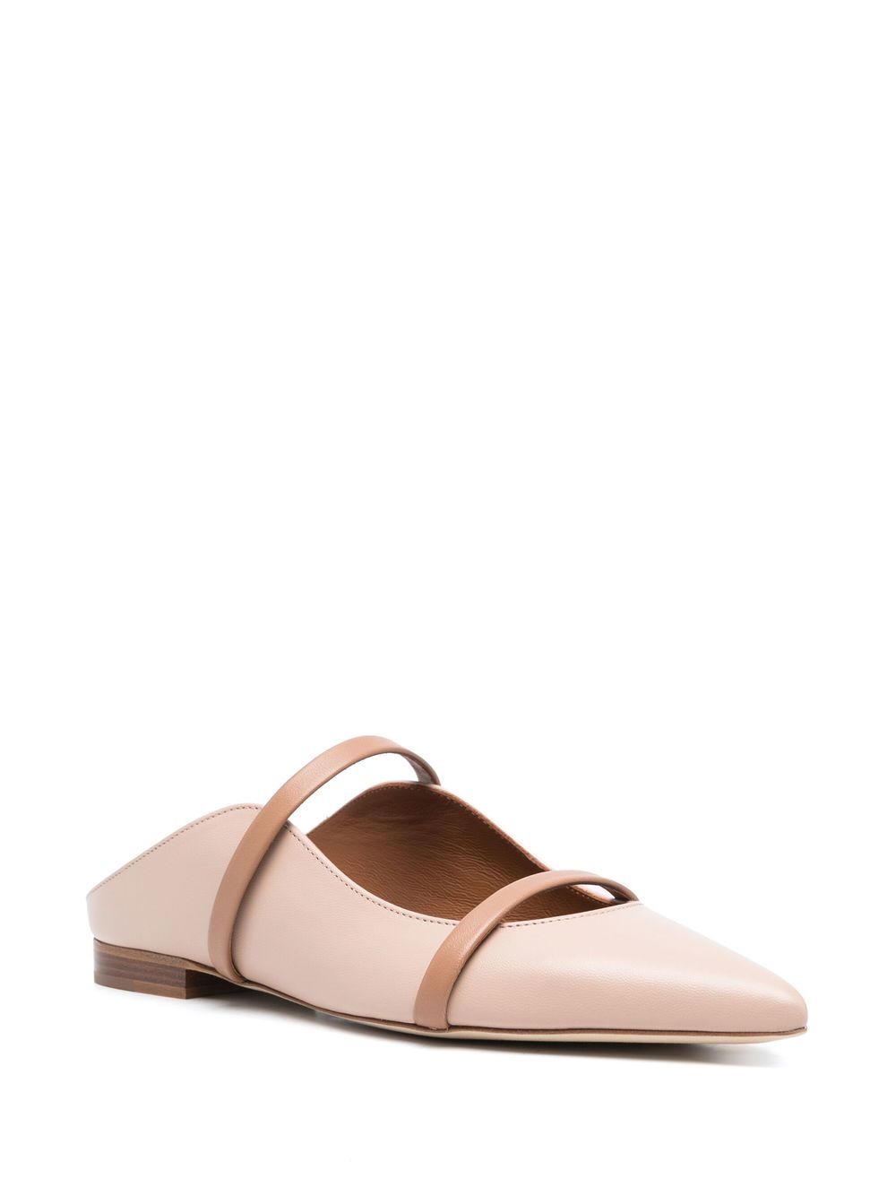 Malone Souliers Maureen slippers met bandjes - Beige