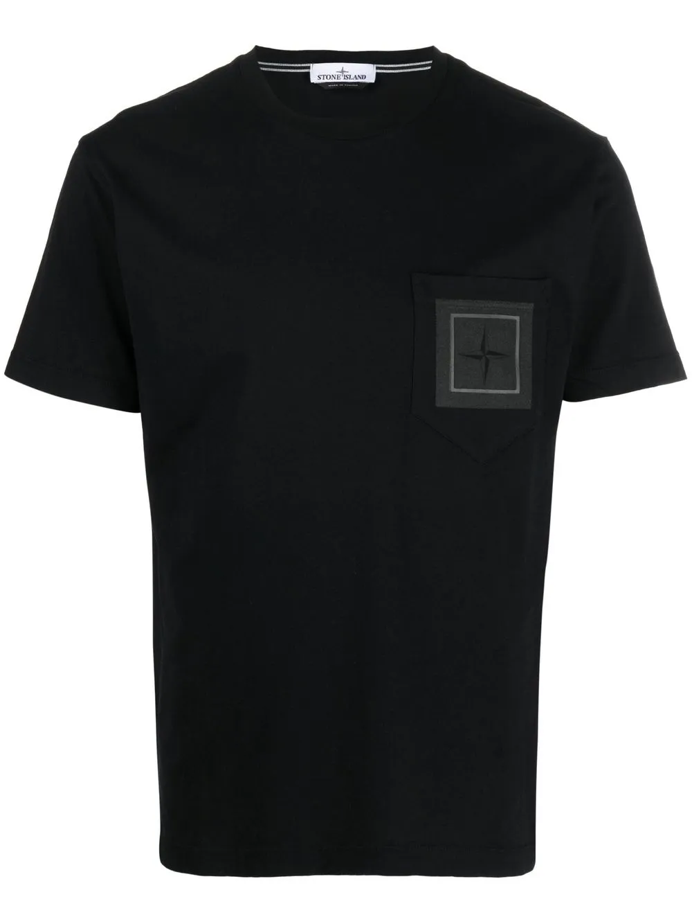 

Stone Island playera con parche Compass - Negro