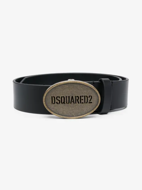 DSQUARED2 KIDS cinturón con hebilla del logo