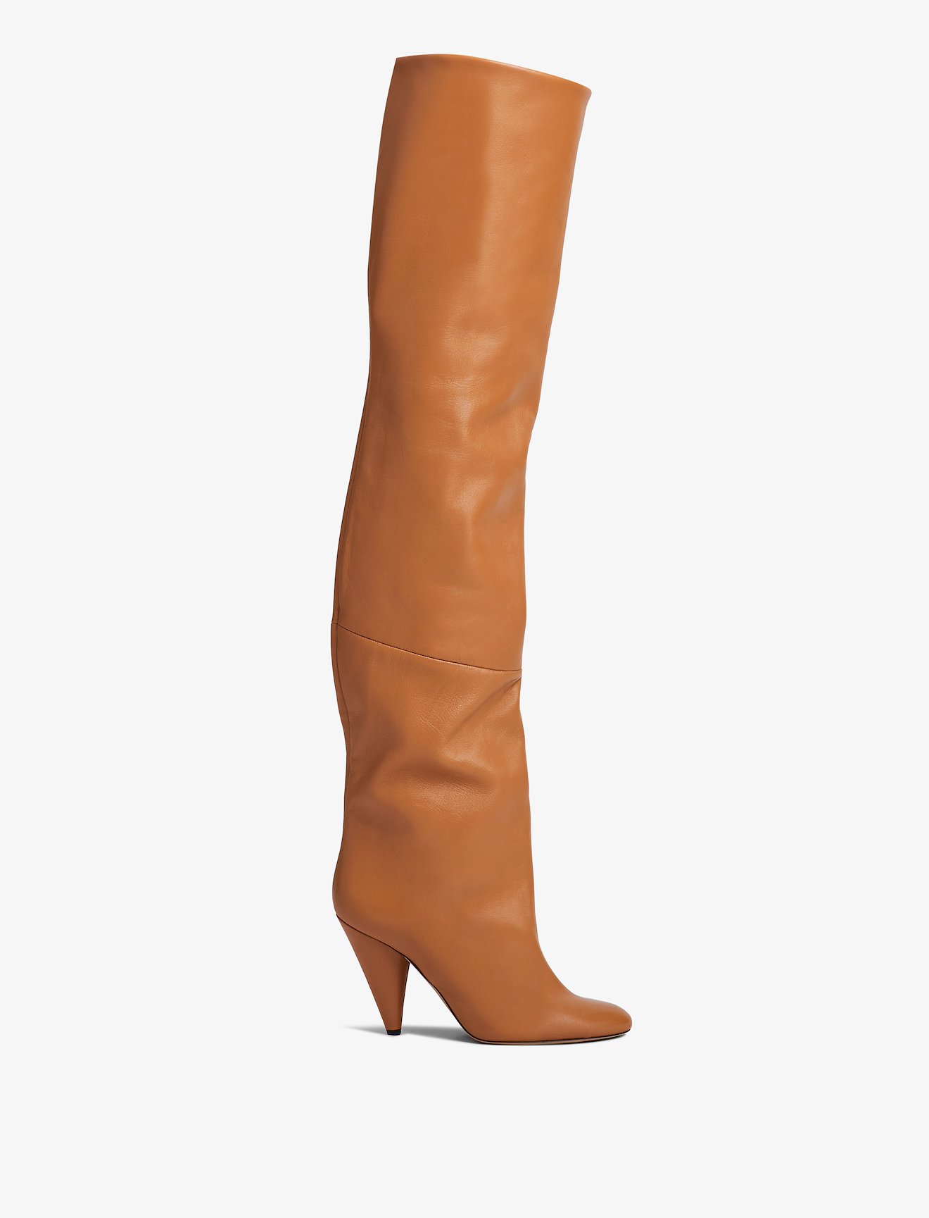 Cone Slouch Over The Knee Boots #1